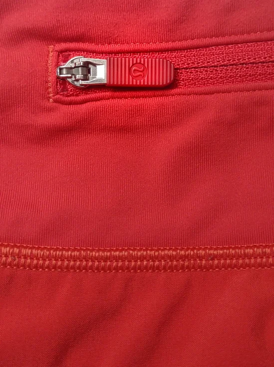Women's Lululemon Speed Up Running Short 2.5" Carnation Red Workout| 8 Regular - Picture 7 of 8